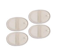 OUNONA Esponja Exfoliante de Lufa Natural 4 Unidades 10X145 CM para Ducha y Spa Paño Corporal Biodegradable para Limpieza Suave y Renovación de Piel Adecuado para Uso Doméstico y