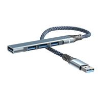 OUNONA Estación de Acoplamiento USB Concentrador Adaptador Puerto USB Múltiple para Computadora Portátil Puertos