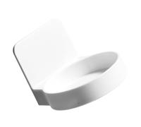 OUNONA Estante de Pared para Baño Ventosa sin Perforaciones Soporte de Pared para Artículos de Aseo Organizador Blanco para Almacenamiento Baño Cocina y Dormitorio