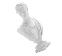 OUNONA Estatua de Griega de Resina Busto Decorativo Elegante Figura de Resina Realista Escultura para Oficina y Hogar Adorno Religioso Retro de Casa 15 Cm