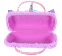 OUNONA Estuche para Gafas Diseño de Unicornio, Portátil y Plegable, Material de Microfibra y Pu, Resistente a Golpes y Arañazos, Adecuado Viajes