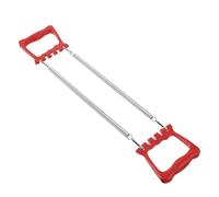 OUNONA Expansor de Pecho Infantil, Entrenador de Músculos de Brazos y Pecho, 45cm, Resorte de Acero, Acero y PP, Ligero, Tensión Moderada, Plata, para Gimnasia Infantil en Casa