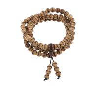 OUNONA Exquisito Collar De Cuentas De Madera Con Cuentas De Oración, Pulsera Portátil Para Y Uso Diario, Para Práctica Espiritual.