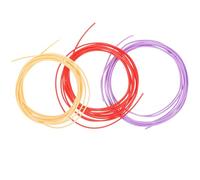 OUNONA Filamento para Bolígrafo 3d de 1,75 Mm Pcl, 3 Rollos de 3 Metros Cada Uno, Consumible bajo Temperatura, Material Flexible para Impresora 3d, Recambios para Dibujo Color Aleatorio