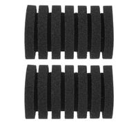 OUNONA Filtros de Esponja para Acuario Negro 2piezas, Esponja de Repuesto Gruesa para Filtro de Agua Dulce y Salada, Accesorios para Tanque de Peces