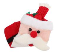 OUNONA Funda de Botella de Punto Navideño Diseño Adorable para Embellecimiento de Mesa y Fiestas de Fin de Año
