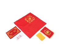 OUNONA Funda de Tela para Ataúd con Bolsa para Cenizas Humanas, Set de 5 Piezas de Tela Transpirable para Funerales y Servicios Conmemorativos, Bolsa Conmemorativa para Urna de Entierro