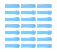 OUNONA Fundas de Silicona para Cucharilla de Extracción de Cera 100 Unidades Azules Protectores Aplicables para Limpiador de Oídos Accesorios Cómodos y Fáciles de Reemplazar para