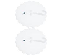 OUNONA Gancho de Ventosa para Techo 2 Piezas Soporte Resistente de PU para Colgar Red de Cuna Ñiño Accesorio para Mosquitera Ahorro de Espacio y Protección contra Insectos