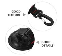 OUNONA Ganchos de Ventosa Grandes 9 CM 2 Unidades Soporte Resistente sin Perforaciones para Baño Ventana y Camping Fijación Instantánea para Utensilios y Almacenamiento Multifuncional