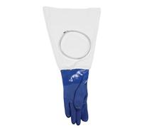 OUNONA Guantes de cabina de arenado para uso industrial - Guantes de seguridad gruesos resistentes a la abrasión - Funda protectora multiusos para lijado, limpieza y taller. Uso para mano izquierda.