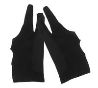 OUNONA Guantes De Pintura De Alta Elasticidad Para Artistas Guante De Dibujo Dos Dedos Antimanchas Para Arte Digital y Bocetos Tabletas De Dibujo