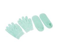OUNONA Guantes Hidratantes de Gel para Mujer Tejido Ligero y Diseño Aleatorio, Kit de 4 Piezas para Cuidado de Manos Secas y Piel Sensible Estilo Aleatorio