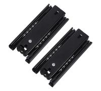 OUNONA Guías para Cajones Metálicas Mini 10 Cm Extensión Completa, 2 Piezas, Correderas Laterales Rodamiento de Bolas para Muebles, Rieles Deslizantes Resistentes para Cocina y Gabinete