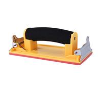 OUNONA Hand Grip Papier abrasif Support éponge Poignée Main Sable Papier Cadre Poli de meulage Outils pour Les Murs menuiserie Outils de Polissage de ponçage abrasifs Outils (Jaune)