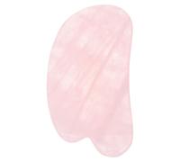 OUNONA Herramienta Gua Sha de Cuarzo Rosa para Masaje Facial y Corporal Tabla de Raspado Ergonómica para Estimular Circulación y Mejorar de