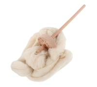 OUNONA Herramienta para Hilar Lana con Huso de Madera Resistente y Porta Hilo, Accesorio Adecuado para Tejedora de Lana y Manualidades en Casa