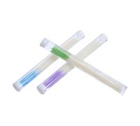 OUNONA Hilo Dental Desechable para Limpieza de Perforaciones de Oreja 180 Unidades 3 Colores Verde Morado Rosa para Cuidado Posterior Material Suave para Piel Sensible Adecuado