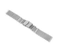 OUNONA Inoxidable Correa MM Reloj de Malla de Acero de Tiburón 22 | Repuesto para Pulsera Original, Compatible Mayoría de Relojes, Color Plata