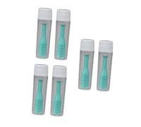 OUNONA Insertadores De Lentes De Contacto 6 Piezas Con Ventosa Verde, Soporte De Succión Suave, Estuche Portátil, Para Extracción e Inserción Segura, Uso Diario y Viajes