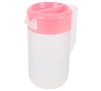 OUNONA Jarra de Agua Fría de 2400ml con Escala, Práctica y Resistente para Fiestas en Piscina, Diseño Elegante y Material Plástico Duradero