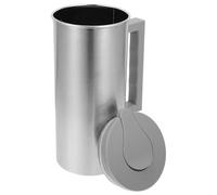 OUNONA Jarra de Agua Fría Gran Capacidad con Asa y Tapa de Acero Inoxidable Fácil de Transportar para Café y Bebidas Frías para Uso en Casa Aire Libre