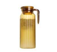 OUNONA Jarra para Bebidas de PC Acrílico de 1100 Ml Resistente al Frío y Calor Diseño a Rayas Adecuado para Picnics y Fiestas Gran Capacidad y Asa Ergonómica