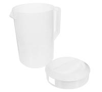 OUNONA Jarras de Agua de Plástico con Escala y Capacidad de 5000ml, Resistente al Calor, Ideales para Picnics y Piscinas Reutilizable