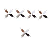 OUNONA Juguetes De Ratón De para Gatos Y Juguetes De Ratoncito De Peluche Divertidos La Coordinación Imaginación Diseño Y Seguro para Colores Aleatorios 4 Piezas X 5