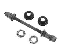 OUNONA Kit de Eje Trasero para Bicicleta de Montaña Gris Rodamientos de Bolas y Buje Macizo, 180 MM, para Reparación y Mantenimiento de Bicicletas