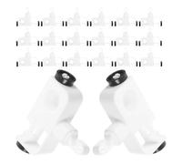 OUNONA Kit de Fijación para Persianas Verticales de Tela 24 Piezas Resistentes y Sistema Autocentrante, Clips y Ganchos de Plástico para Reparación y Soporte Reforzado en Uso Prolongado