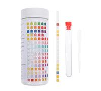 OUNONA Kit de Prueba de Calidad del Agua para Hogar 50 Tiras Reactivas, Gotas y Tubos para Análisis Rápido y Preciso de Agua Potable, Piscina y Acuario, Control Multifuncional y Fácil