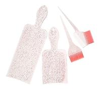 OUNONA Kit Para Teñir El Cabello Reflejos 4 Piezas Paleta, Cepillo, Peine y Tablero Compacto Herramientas Para Aplicar Láminas Salón y Hogar