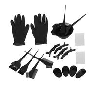 OUNONA Kit Práctico para Teñir Cabello Herramientas Duraderas de Plástico para Uso Casa y Salón Kit de Coloración DIY Portátil para Teñido Fácil Desorden