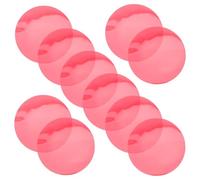 OUNONA Láminas de Gel Autoadhesivas para Luces de Escenario Filtro de Corrección Color Rojo Cálido Diámetro 74 CM Paquete 10 Piezas para Iluminación en Estudios y Ambientes Hogareños