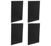 OUNONA Láminas para grabado láser de aluminio 4 piezas A4 negro 2 mm, plancha de impresión metálica para grabado e impresión DIY, decoración de fiestas