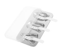 OUNONA Lekue Moldes Helado de Acero Inoxidable Tapa y Palito, Molde para Helado Diy, Diseño Simple para Niños