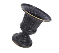 OUNONA Maceta Pequeña de Hierro Vintage para Interior Soporte Rústico para Flores Secas Macetero de Metal Decorativo para Boda y Sala de Estar Jardinería y Decoración de Mesa