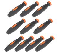OUNONA Mangos Ergonómicos Agarre Cómodo y Mejor Control para Lima Metálica de Goma Juego de 10 Accesorios Duraderos para Fresas y Limas