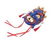 OUNONA Máscara Tradicional Tibetana Tallada Mano Máscara Pintada para Carnaval y Decoración de Templo Accesorio Étnico para Fiestas y Representaciones Culturales