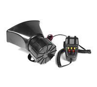 OUNONA Megáfono De Sirena Bocina De Aire 12v 100w 110db 7 Sonidos Para Camión Motocicleta Suv Negro Robusto