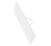 OUNONA Micrófono Inalámbrico Con Placa Ciega Acrílica, Clip Portátil Para Entrevistas y Eventos, Soporte Compacto 18x7,5 Cm, Color Transparente, Para Profesionales De Sonido y Reporteros