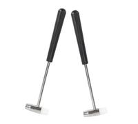 OUNONA Mini Martillo Reparador de Relojes Negro, 2 Piezas de Hierro