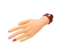 OUNONA Modelo De Mano Falsa Para Práctica De Manicura, Mano Suave Tamaño Mediano, Herramienta Para Diseño De Uñas, Adecuado Para Principiantes y Artistas De Salón, Uso Formación y Exhibición
