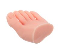 OUNONA Modelo de Pie de Silicona para Práctica de Manicura y Pedicura, Reutilizable, Material Flexible, Adecuado para Técnicas de Cuidado del Pie y Entrenamiento Profesional