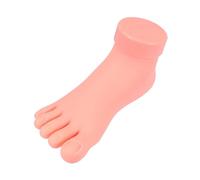 OUNONA Modelo de Práctica de Uñas de Pie Derecho para Mujer y Niña, Herramienta de Entrenamiento para Arte de Uñas, Tacto Elástico Similar a Piel, Tamaño Real, Uso Profesional