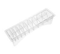 OUNONA Organizador Cortadora de Pelo Estuche de Almacenamiento 10 Rejillas Soporte Compatible para Barberías Accesorios de Peluquería Doméstico Caja de Exhibición