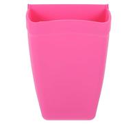 OUNONA Organizador De Herramientas De Belleza Silicona Ventosa 1 Unidad Compacto y Seguro Para Secador De Pelo y Brochas Maquillaje Baño Rosa Fucsia