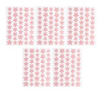 OUNONA Parches para Granos Rojos Invisibles en Forma de Estrella 5 Unidades Portátiles para Piel Limpia Compatibles Maquillaje Reducción de Cicatrices Uso Facial Diario y Viaje