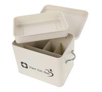 OUNONA Pastillero pequeño Organizador de tomador de portátil maletín de Medicina portátil Bolsa organizadora de Acero Inoxidable